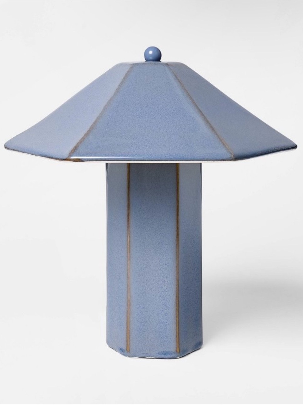 Studio McGee Blue Ceramic Table Lamp